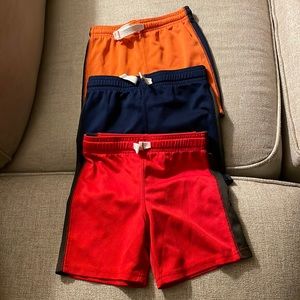 Carters 3T boys active shorts.  Set of 3